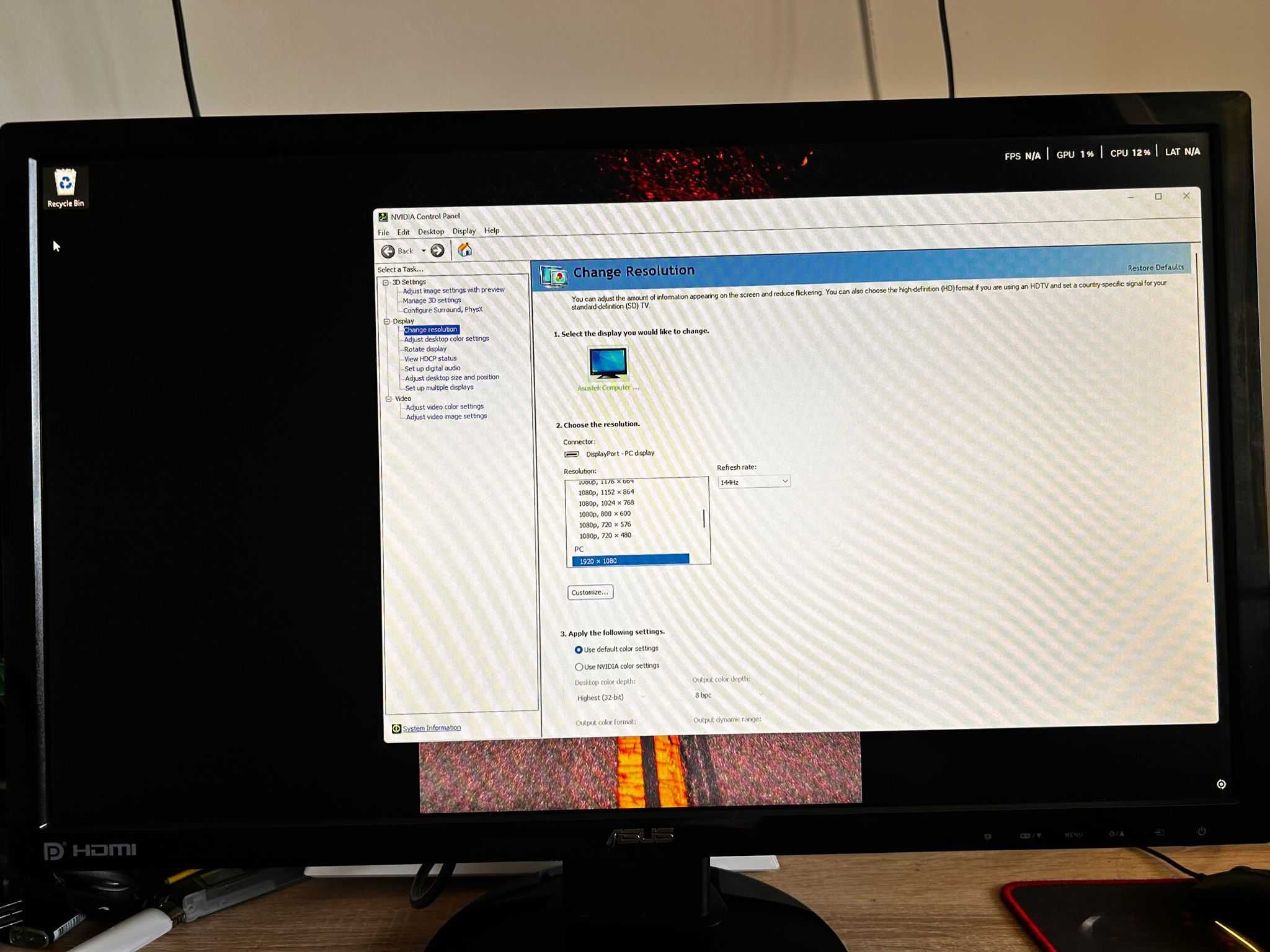 Monitor Gaming ASUS VG248QZ 144hz