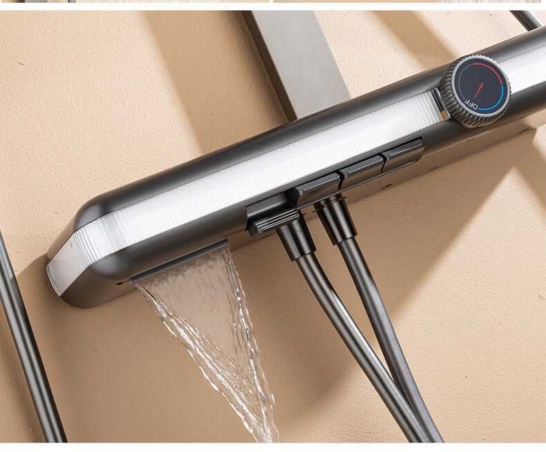 Модерен интелигентен душ с дисплей и LED подсветка D46