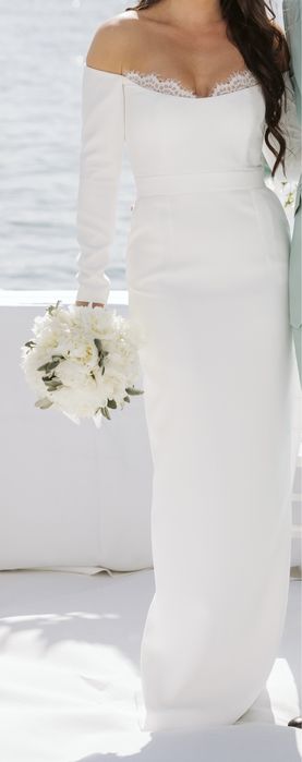 Rochie alba New Arrivals by Ilkyaz Ozel