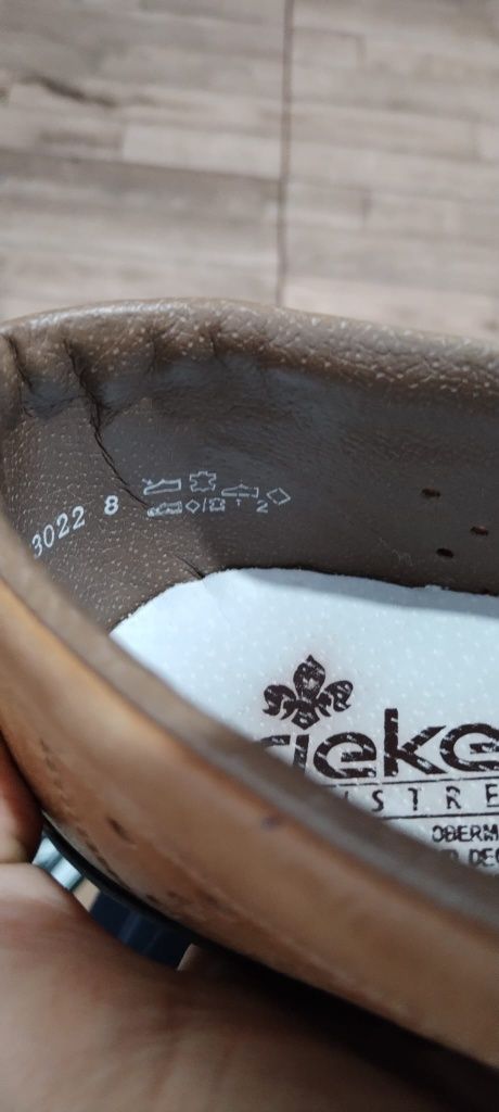 Pantofi Rieker piele