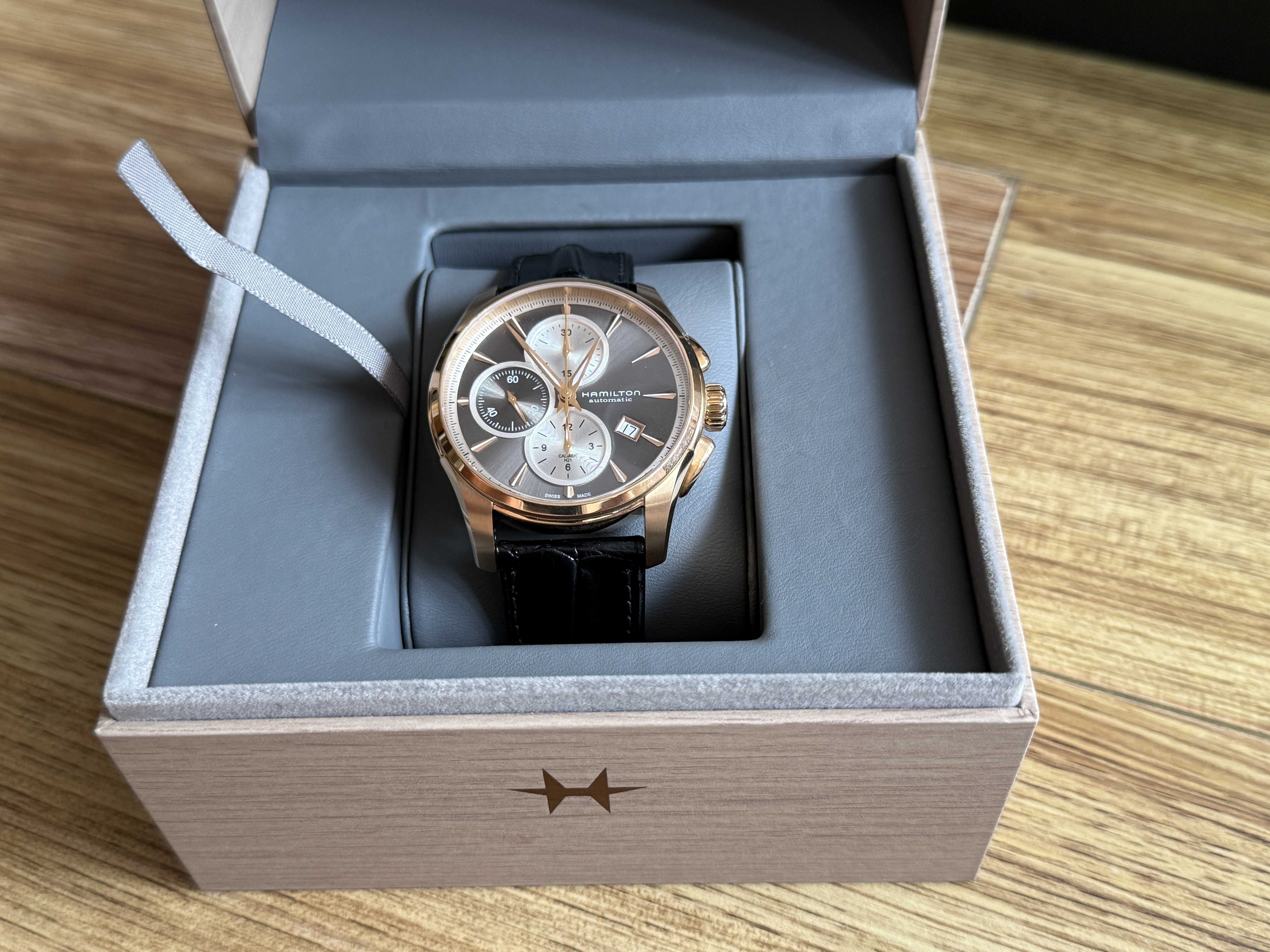 Hamilton JazzMaster Chronograph Automatic H32546781/ETA 7750/Гаранция