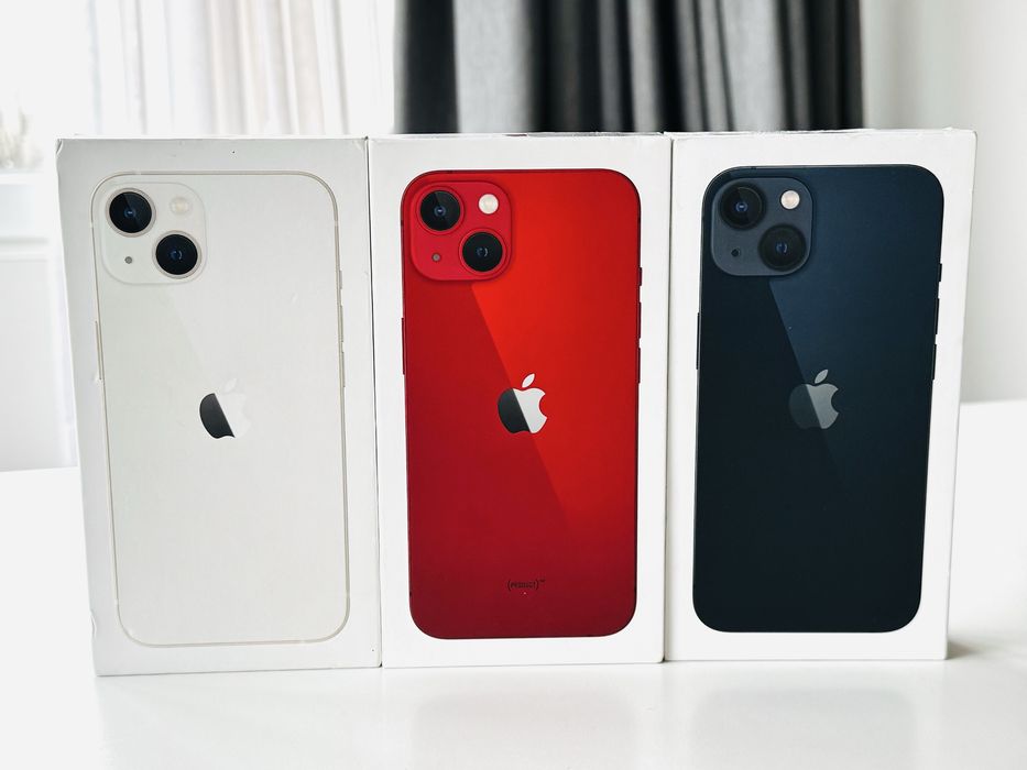 НОВИ! Iphone 13 128GB White Black Red Гаранция 6 месеца