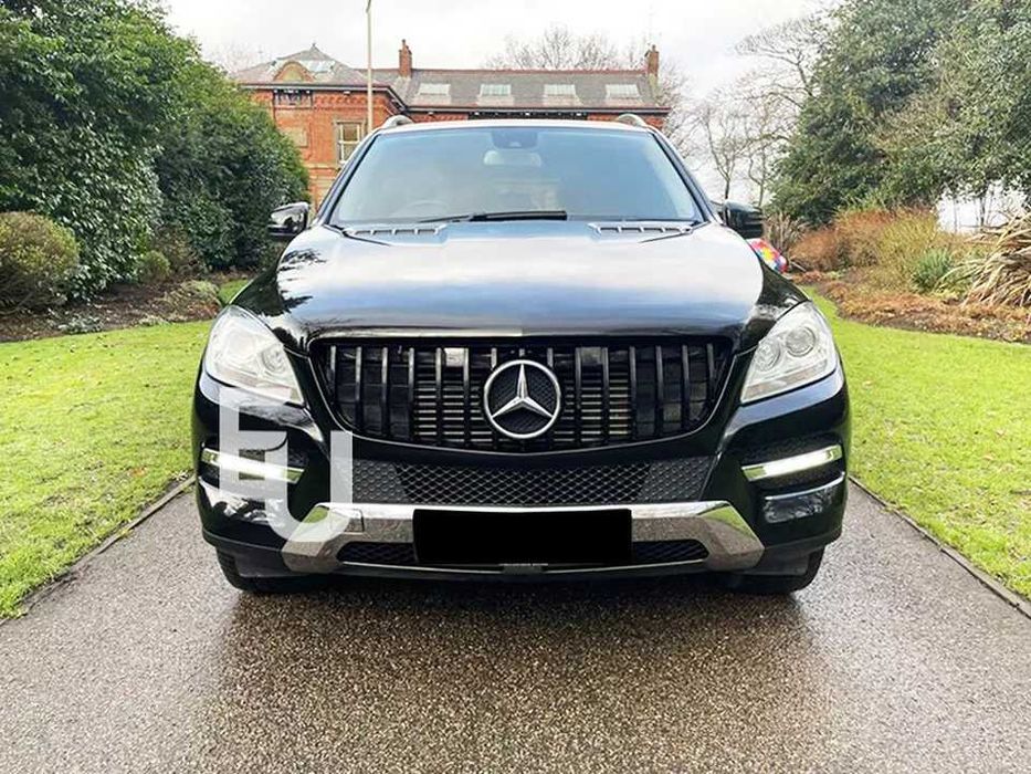Решетка за ML W166 2012 - 2015.  GT Panamerica Gloss Black