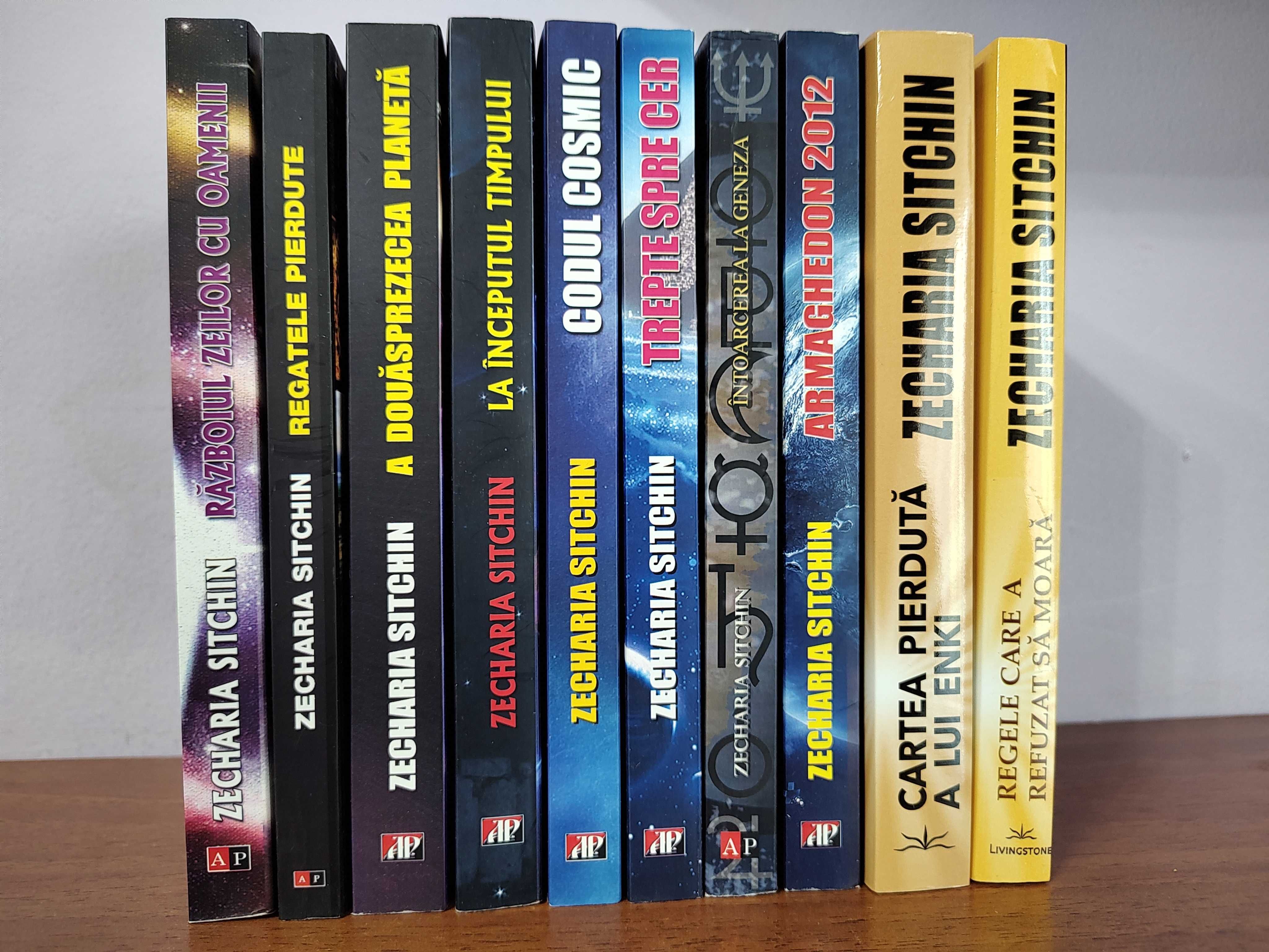 Zecharia Sitchin – ciclul Cronicile pamantului, 8 vol +2 titluri