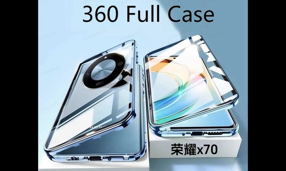 Honor Magic 8 Lite 8 Pro / Двоен 360° магнитен кейс с камера протектор