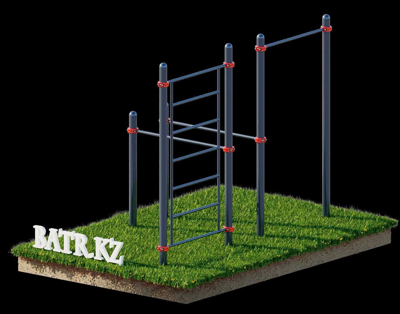 Воркаут BS-9 от завода BATR.KZ! Турник, Шведская стенка, Тренажеры!