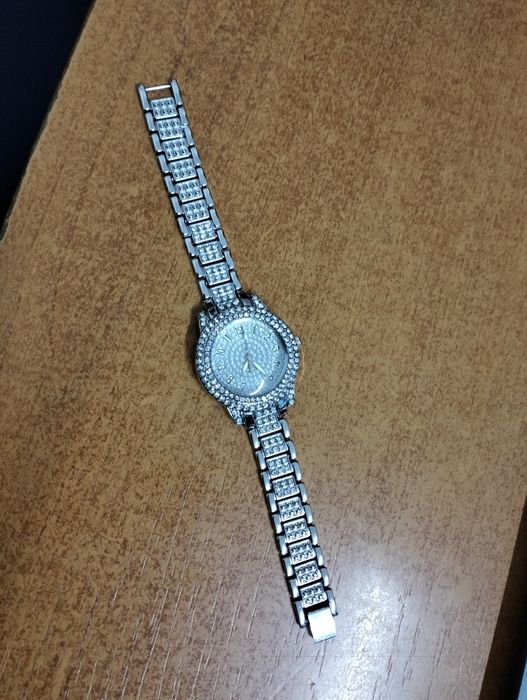 Ceas dama argintiu metalizat