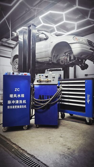 Чистка печки Промывка печки Чистка форсунок замена антифриза аппаратом