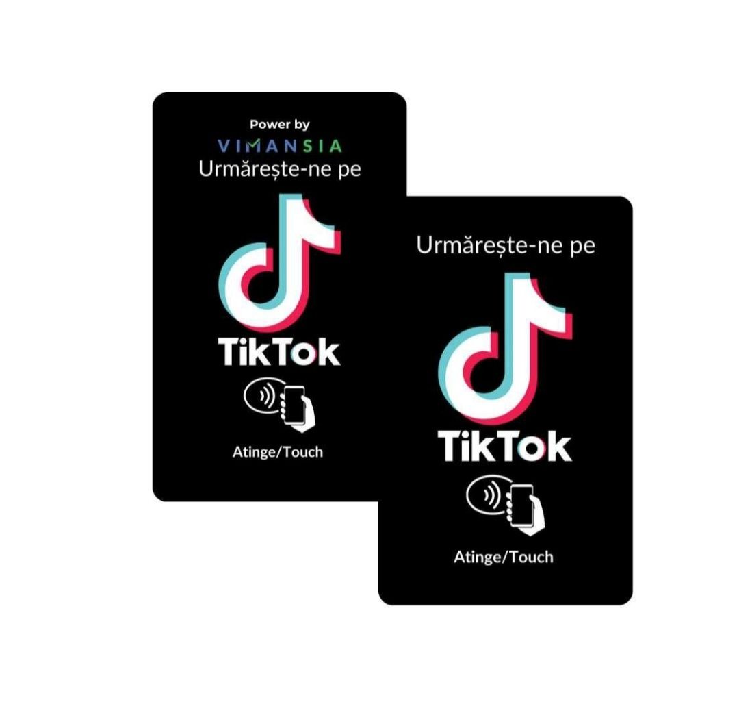 Card pentru recenzii Google NFC personalizate ,Instagram, Tiktok
