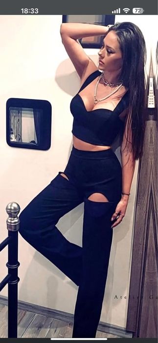 Set de dama din raiat, model deosebit