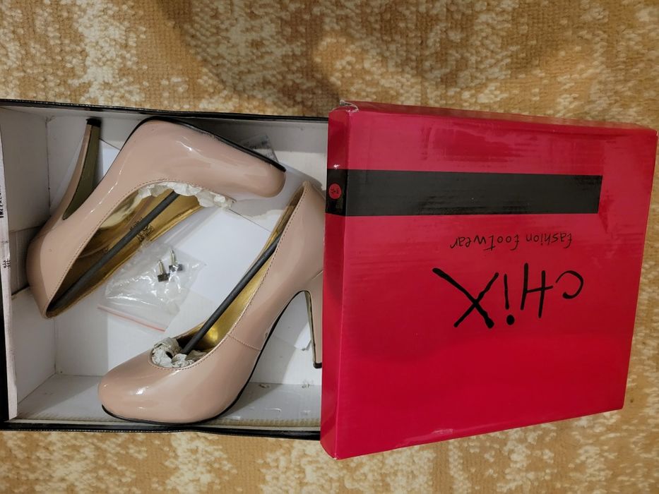 Pantofi cu toc nude (12 cm)