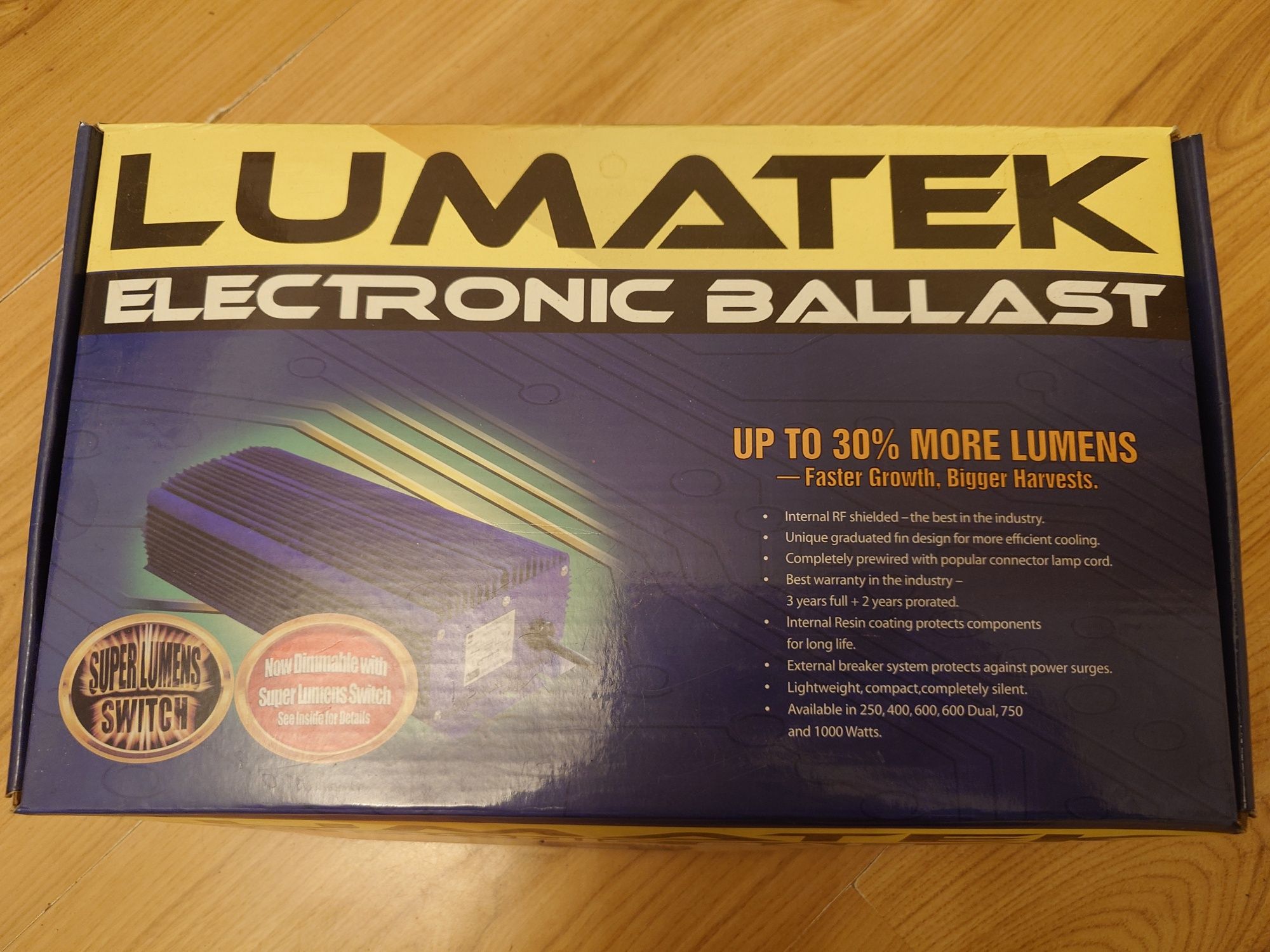 Balast electronic Lumatek 400W NOU! cadou bec HPS