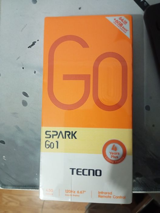 Новый телефон в коробке (запечатанный), Tecno, 64 GB