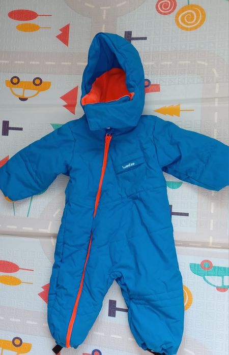 Бебешки детски зимен гащеризон / космонавт Декатлон 12-18