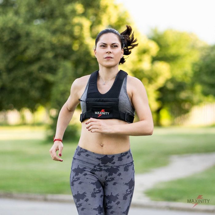 Светлоотразителна жилетка за бягане и спорт на открито Maxinity