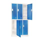 Метален гардероб с шест врати 2/3 OF1 (185 х 90 х 45 см)