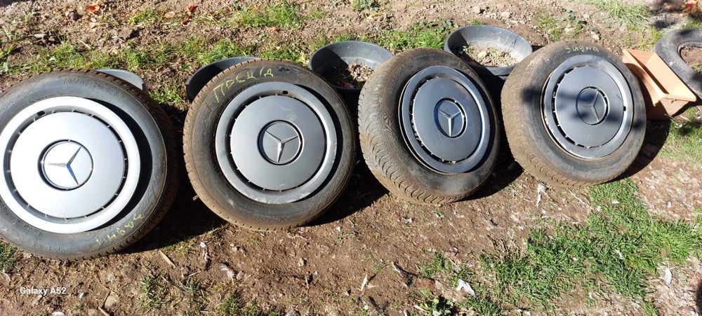 Зимни гуми с джанти за Мерцедес 15ц.
