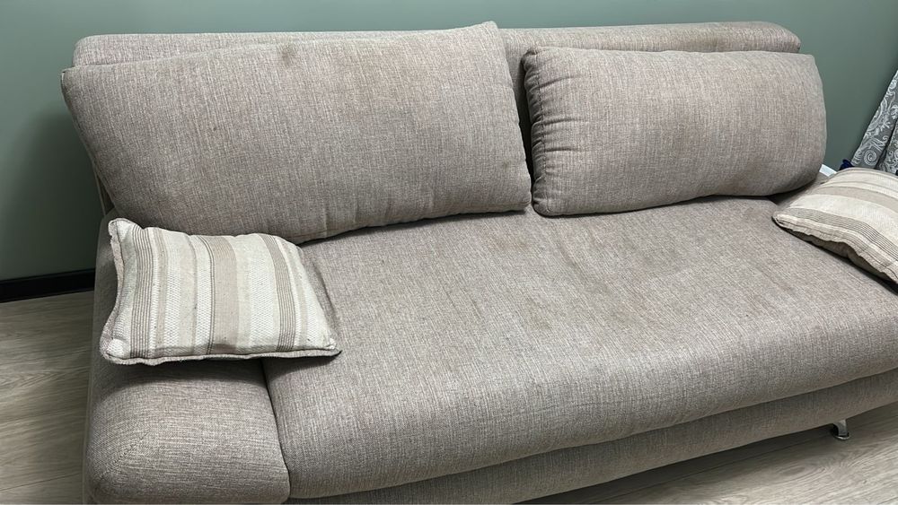 Диван книжка серобежевый