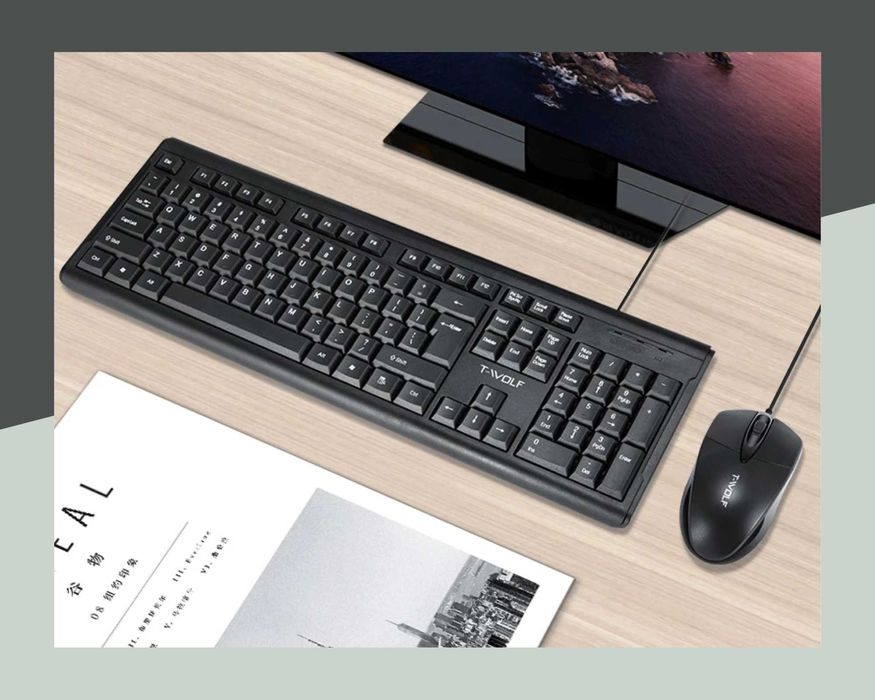 Комплект клавиатура + мишка T-Wolf TF500