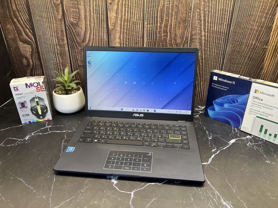 Ноутбук для работы ASUS VivoBook 14 | Celeron N4020 | 4GB | 128GB SSD
