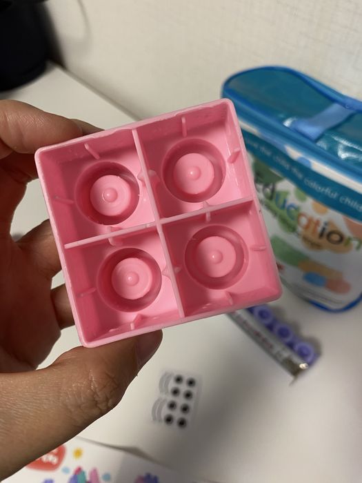 Конструктор от мека, гъвкава пластмаса - 56 елемента