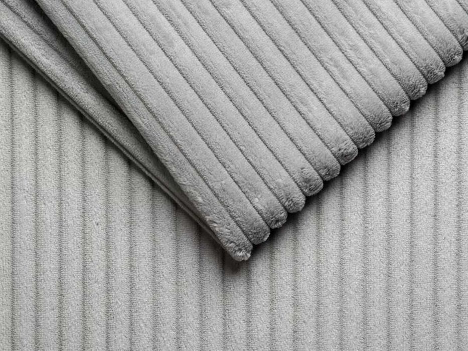 Coltar Extensibil Cali Catifea / Reiat Gri Deschis