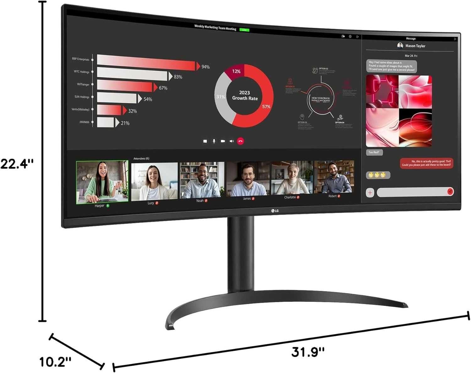 [НОВЫЙ] Монитор LG 34WR55QC 3K 100Hz CURVED