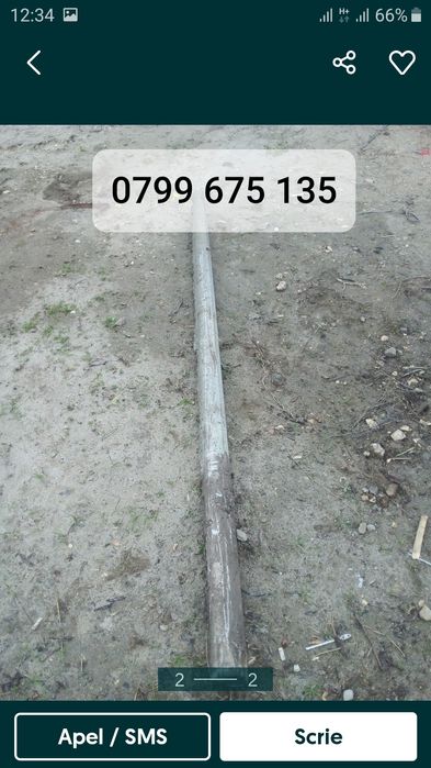 Șpalieri stilpisori de beton