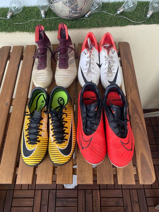 Футболни бутонки и стоножки Nike Аdidas