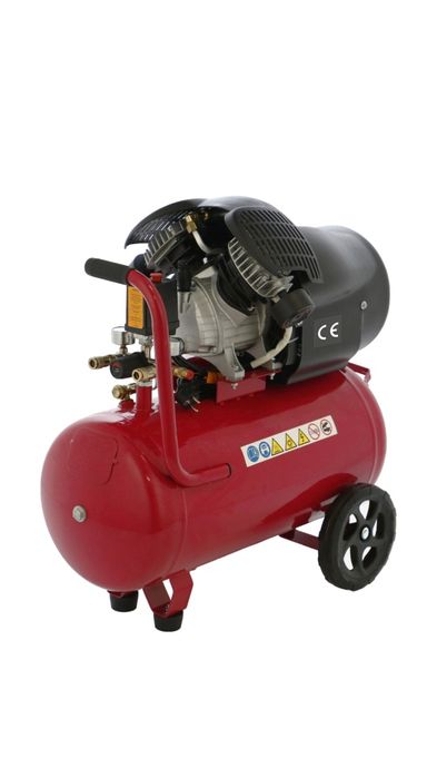 Compresor aer cu 2 cilindri Steinhaus, 50l, 2200W, 3CP, 8bari, 392 L/m