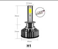 Комплект Умалени Лед Led Диодни Крушки H1 Х1 12-24V 72W