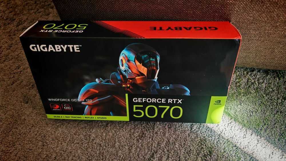 Видео Карта Gigabyte  RTX 5070 WINDFORCE OC SFF, 12GB GDDR7
