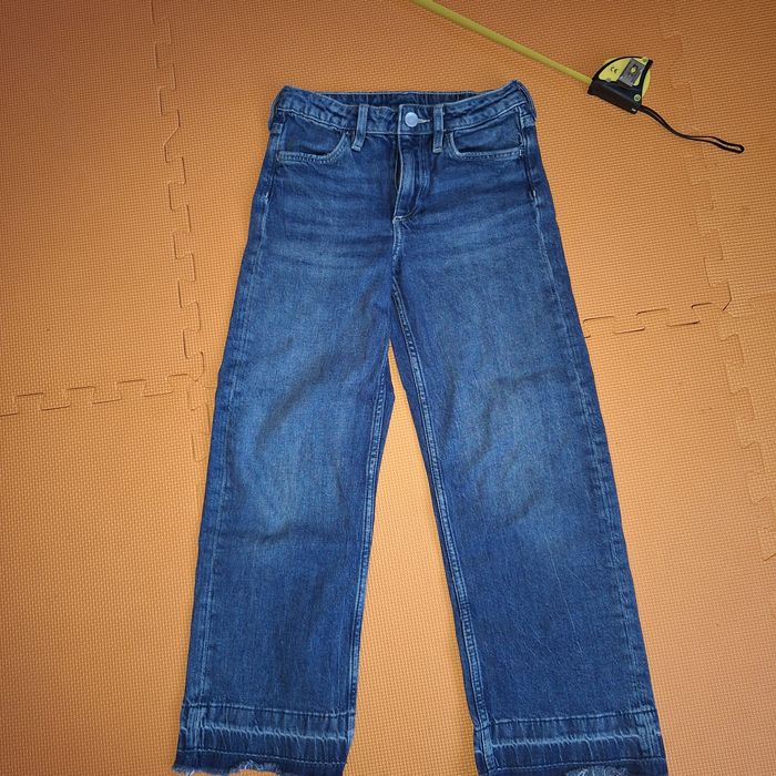 Blugi largi fetita 128 cm,  7-8 ani,