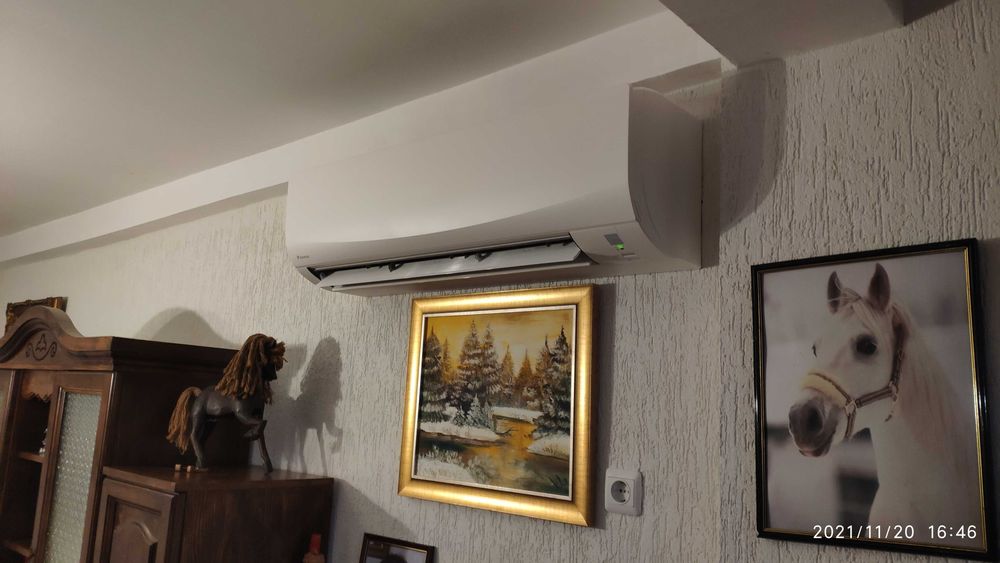 Климатик,  Mitsubishi Electric MSZ-HR35 1660,HR25 1600 C монтаж