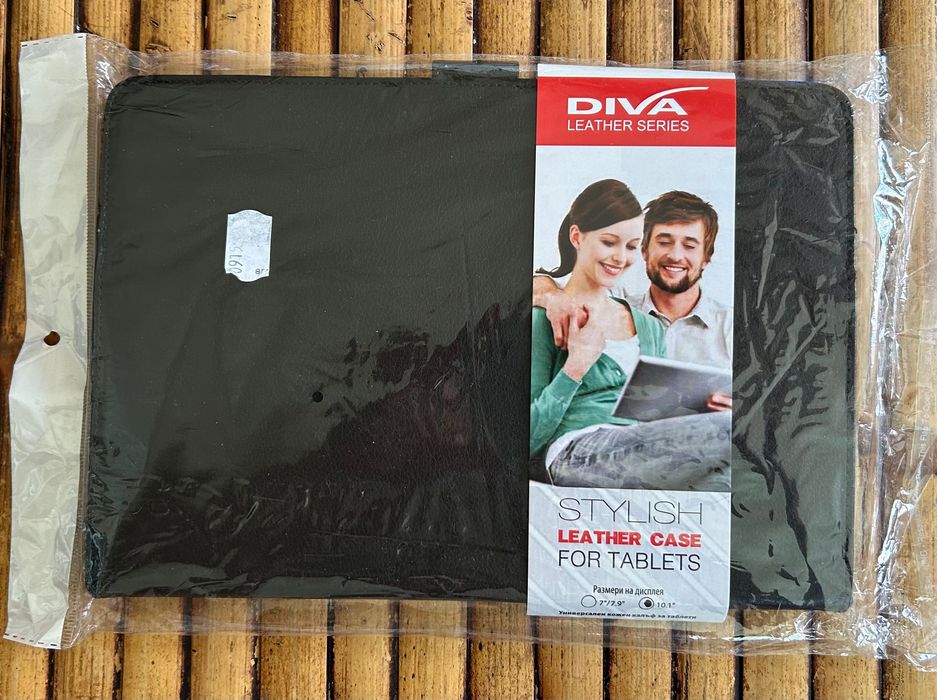 НОВ, 10.1” кожен калъф за таблет