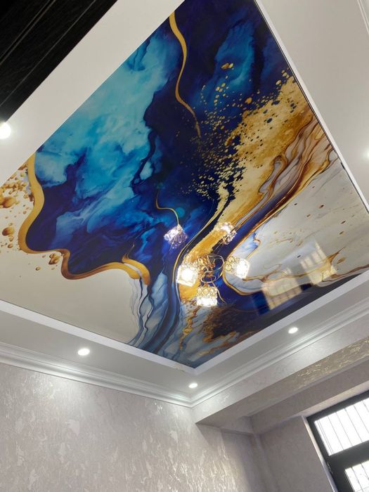 Натяжные потолки и 3D фотообои от 55.000сум