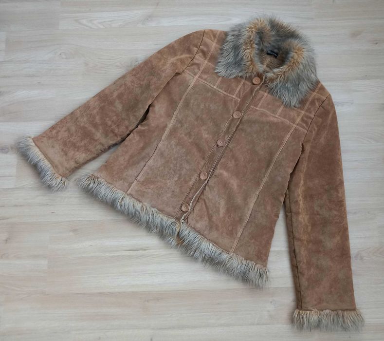 Дамско кожухче от еко кожа