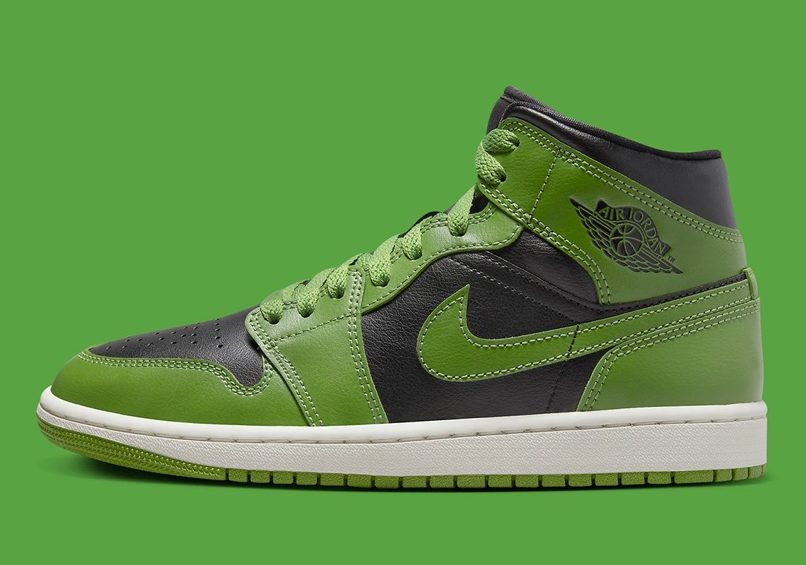 Jordan 1 mid "Altitude Green" 35.5  39 (450) originali noi