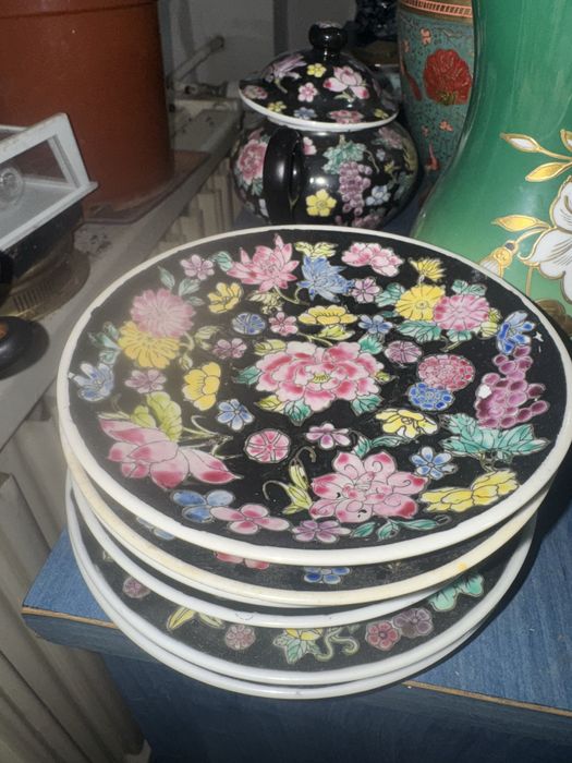 Bomboniera sau vas ptr depozitat 15 cm portelan gros