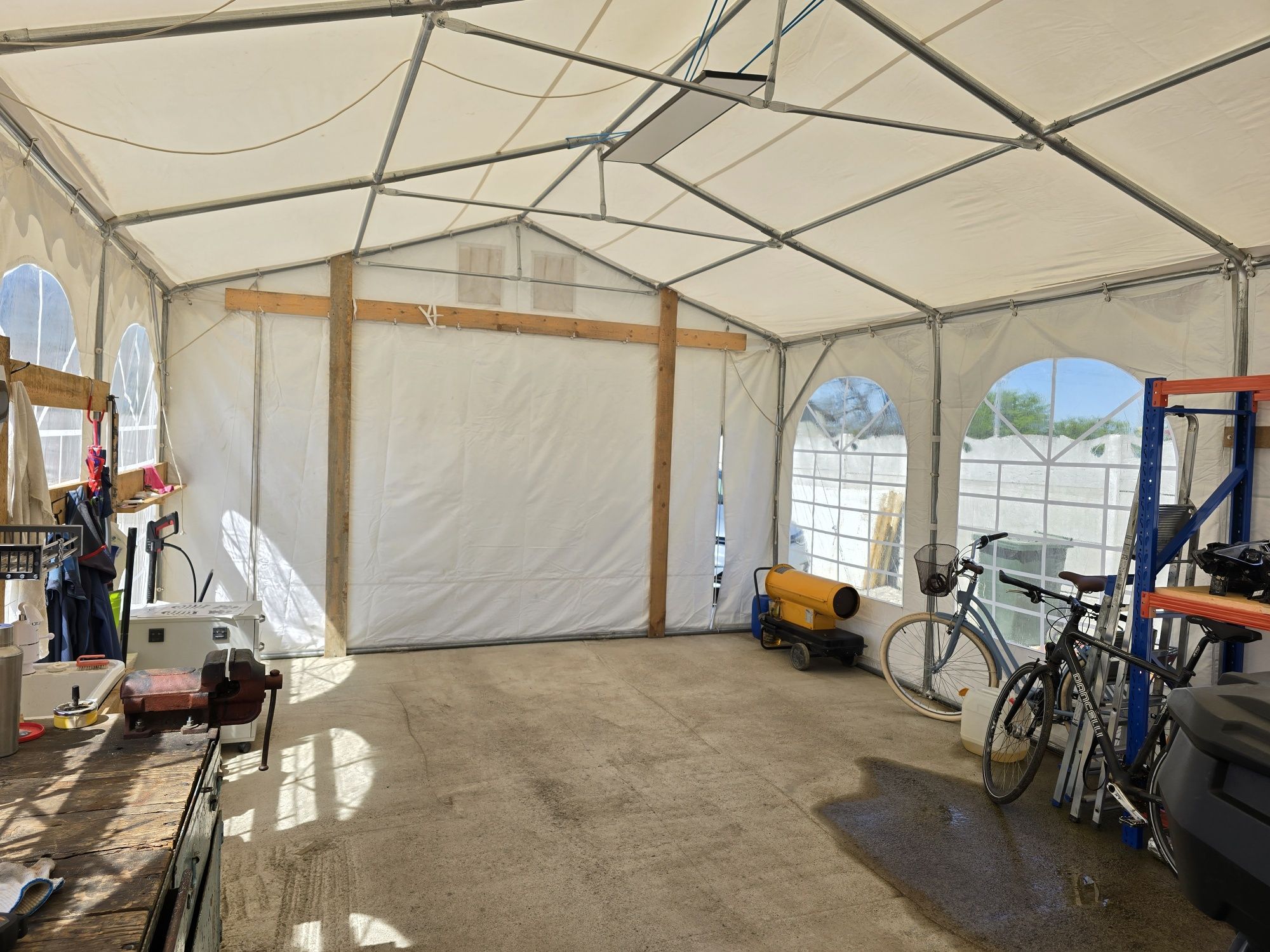 Cort evenimente garaj atelier 8m x 5m