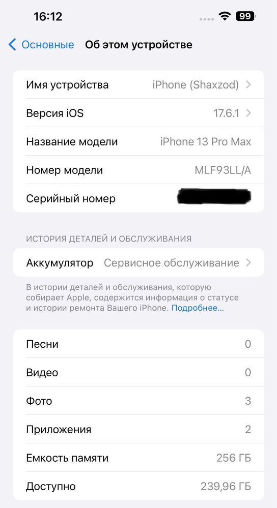 Iphone 13 pro max 256gb
