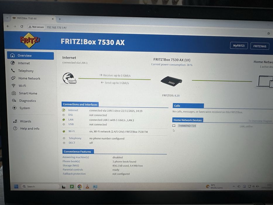 FritzBox 7530 ax - wifi 6