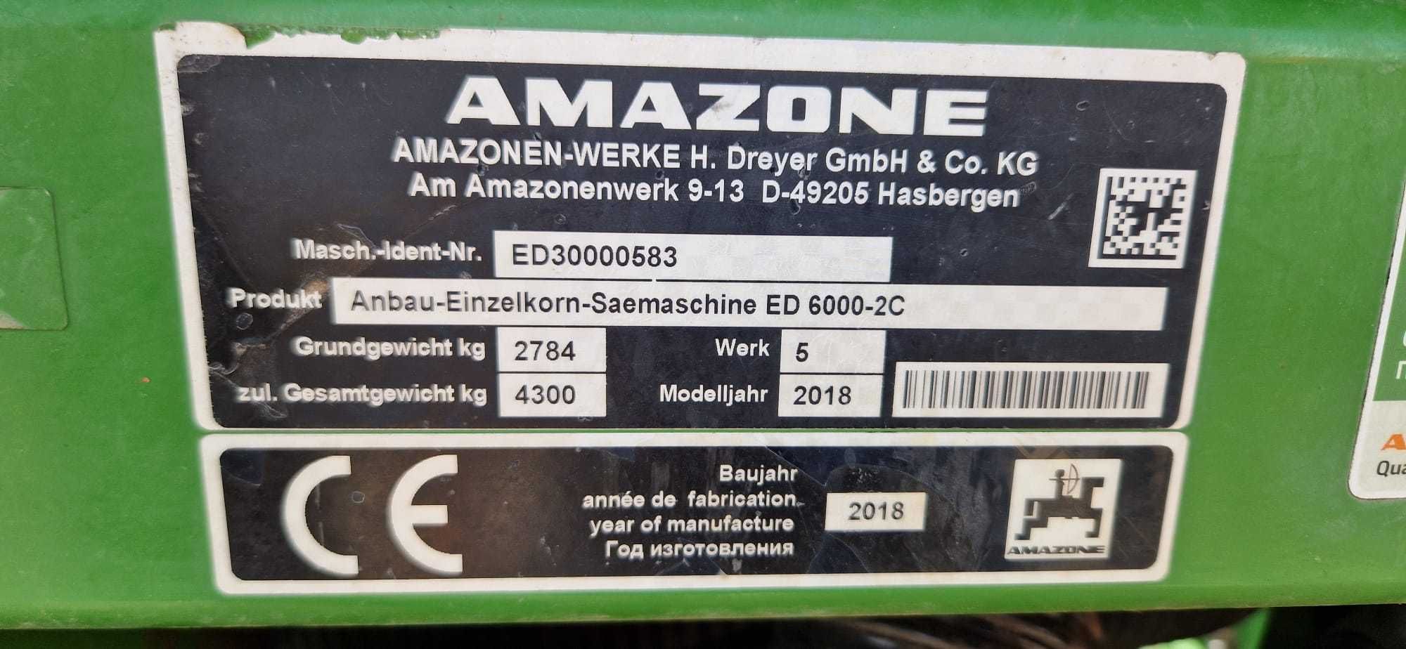 Semanatoare Prasitoare 8 randuri Amazone ED6000-2c
