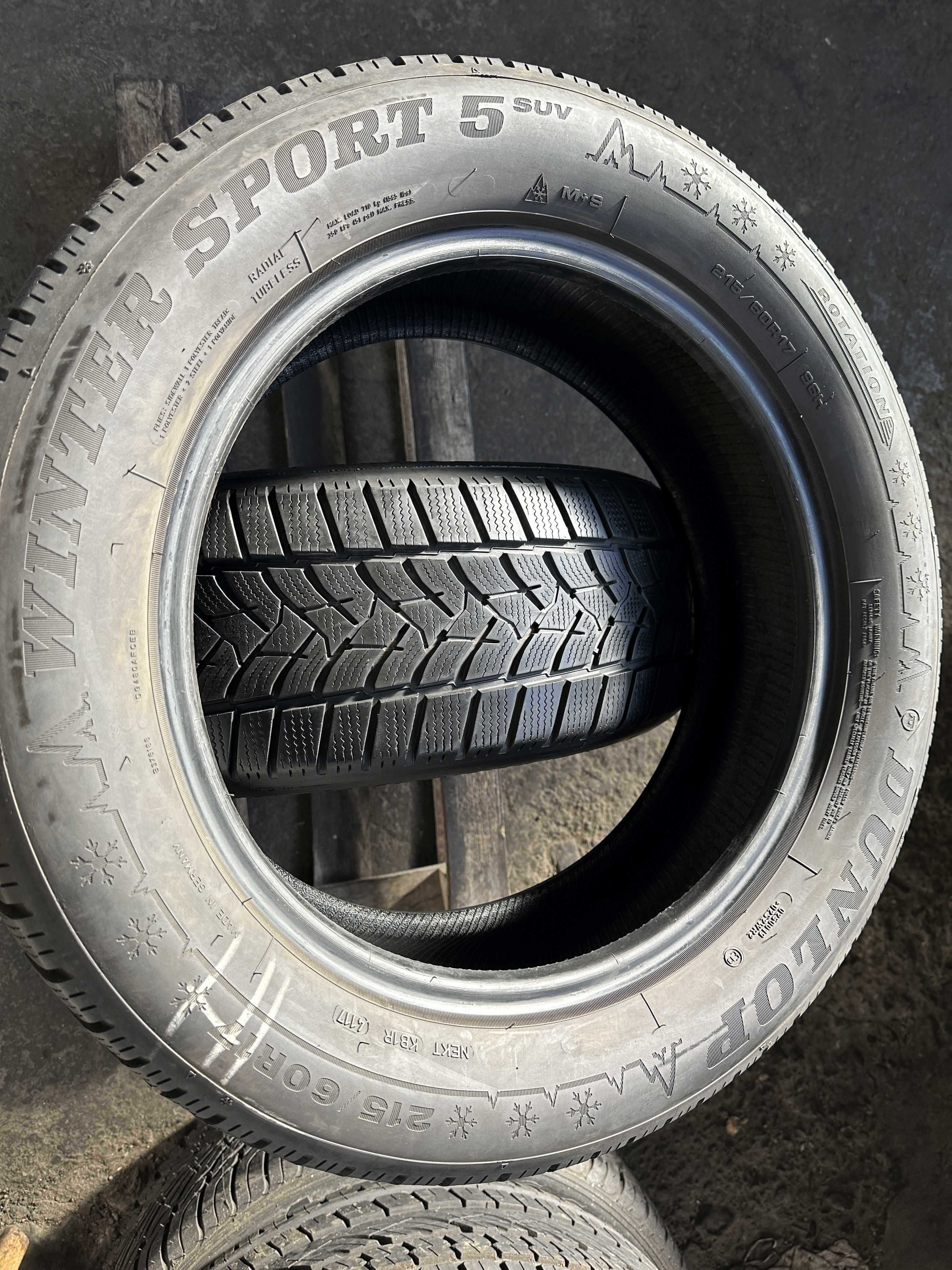 SET 2 Anvelope Iarna 215/60 R17 96H  DUNLOP Winter Sport 5 suv