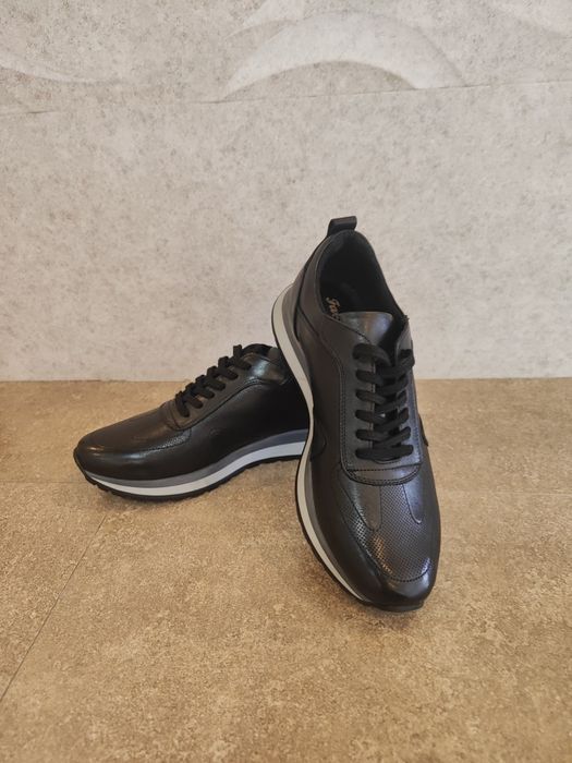 Мужской кроссовка, натуральный кожа Турция