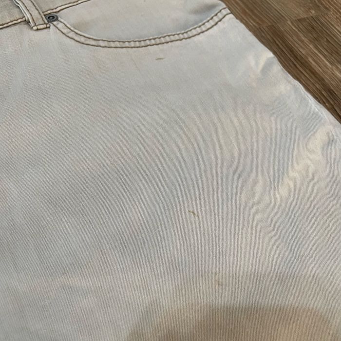 pantaloni albi, unisex mărimea XL