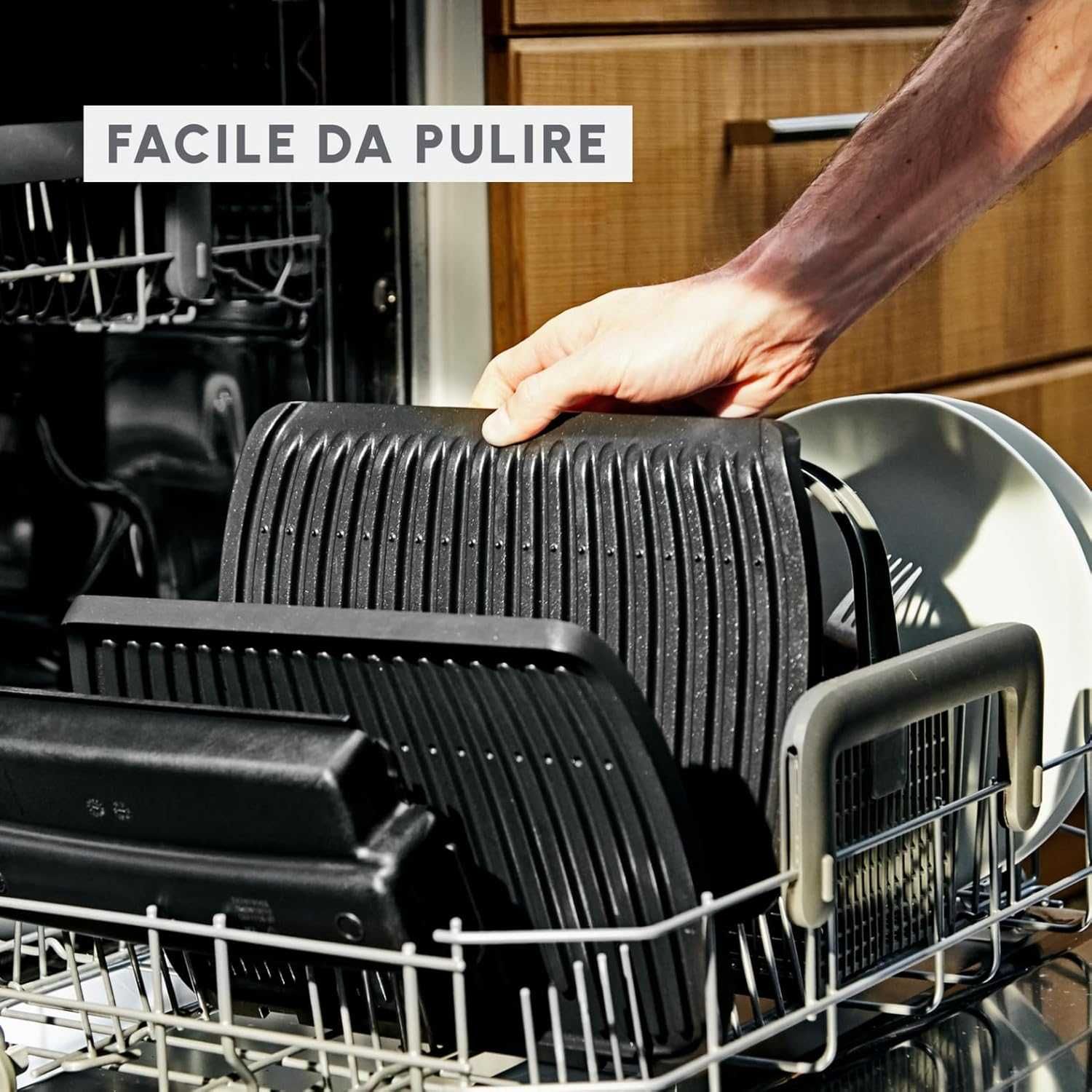 Грил скара Moulinex Optigrill+ GI712D 2000W Шест автоматични програми