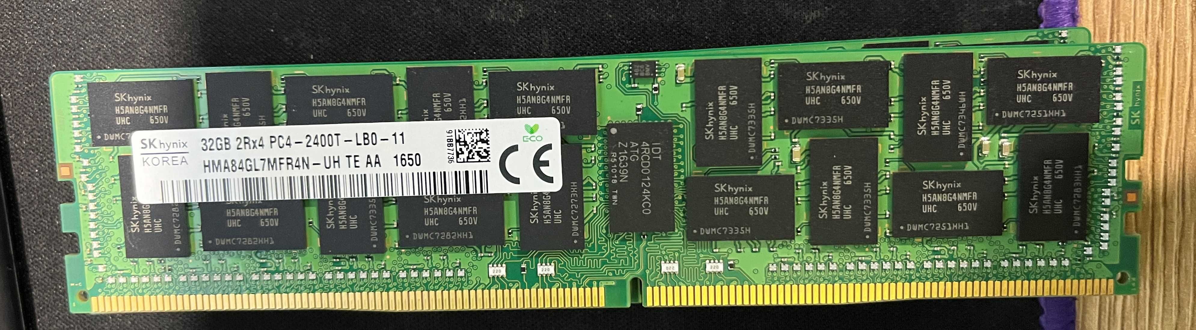 Для серверов. DDR4 16-32 GB Samsung, Hynix