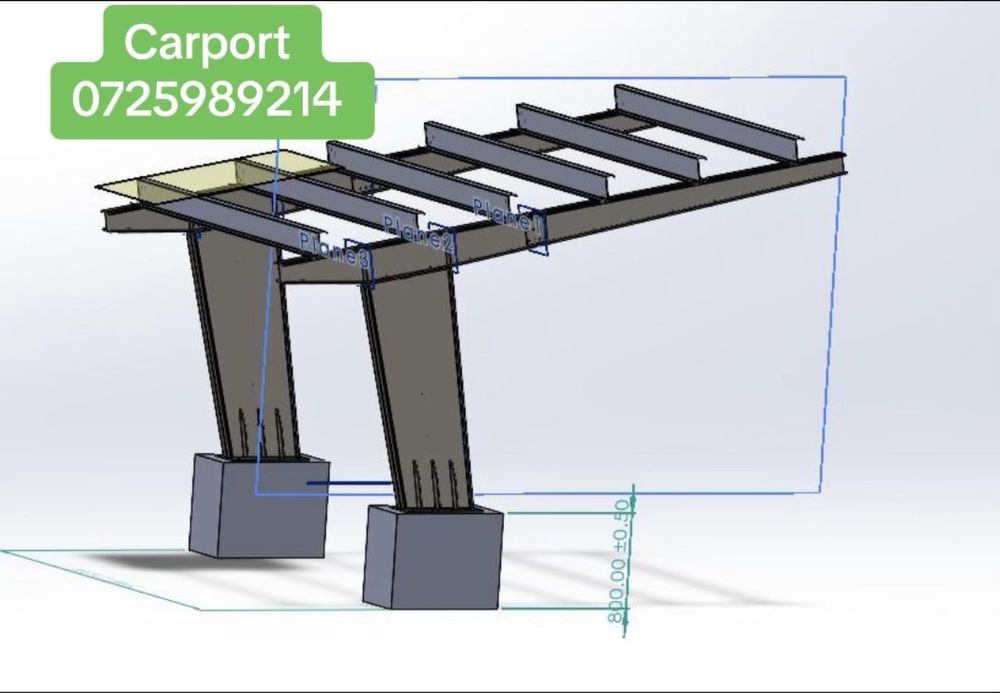 Carport fotovoltaic pentru auto mercedes bmw volvo porsche ferarri