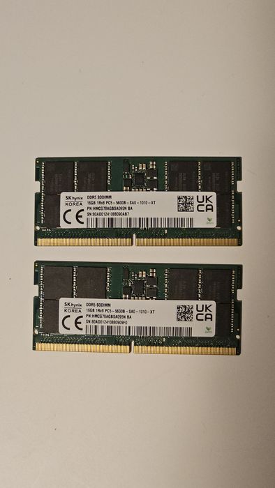 SK Hynix 32 GB RAM kit (2x16 GB) Sodimm DDR5
